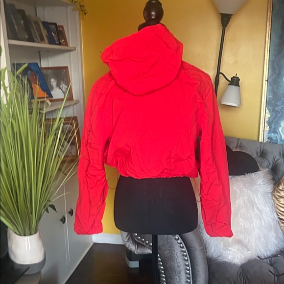 Love Tree Women's Red Hooded Jacket - Picture 3 of 8